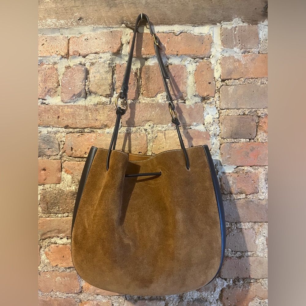 Tory Burch Suede Bucket Bag